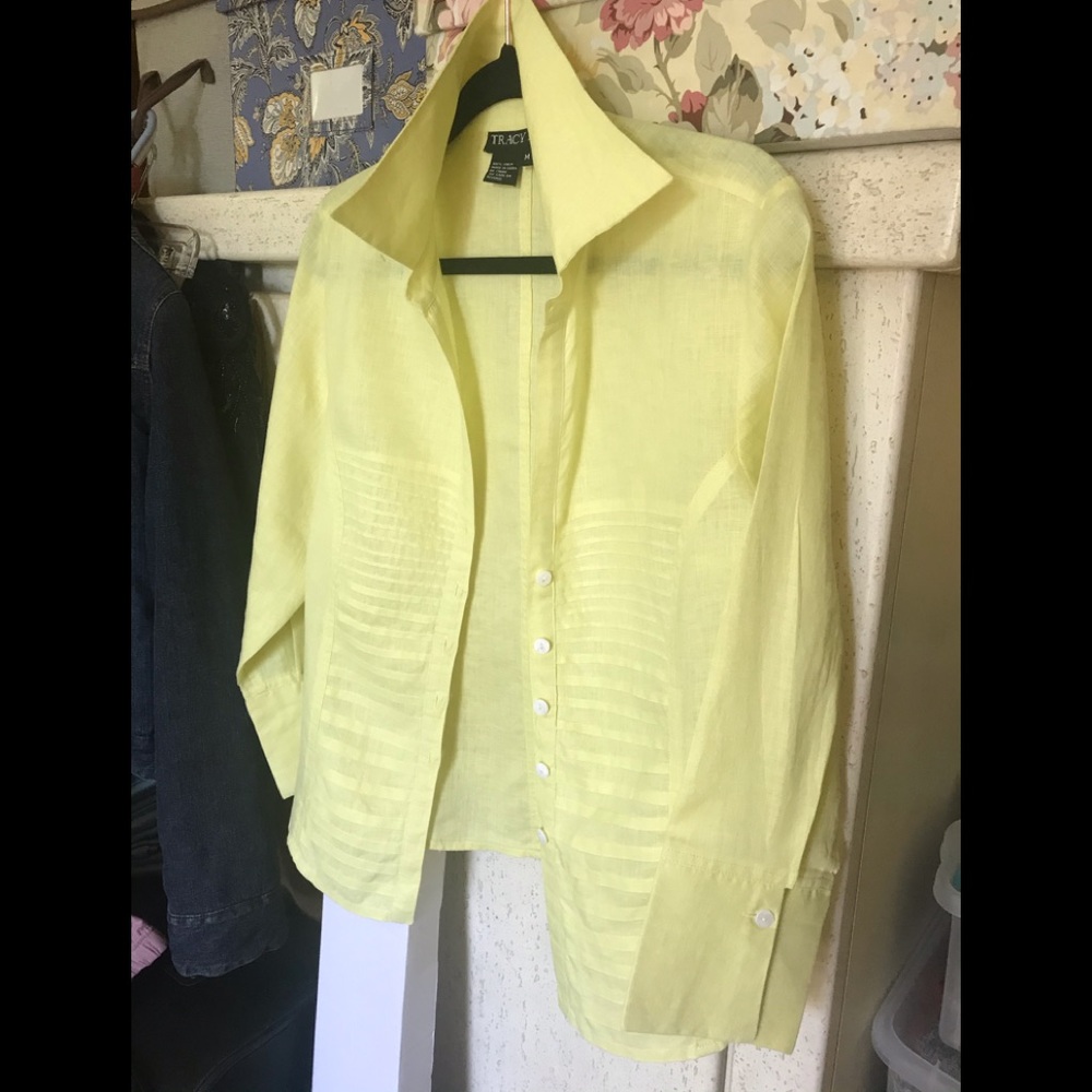 Tracy M Linen Blouse